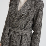 Cappotto donna doppiopetto sale e pepe 82081 NERO LOKITA MILANO 