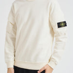 Felpa girocollo uomo avorio 6100008 S0A20V0093 STONE ISLAND 