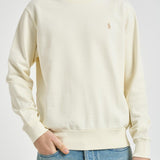 Felpa uomo girocollo panna 710916689 003 RALPH LAUREN 