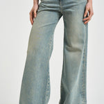 Jeans donna flare D-Akemi 1978 in denim celeste A03624 09N3301 DIESEL 