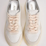 Sneakers donna Medalist in suede grigio chiaro AULW TA01 AUTRY 