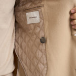 Cappotto uomo doppiopetto beige ARDEN 350001EA810 TAGLIATORE 