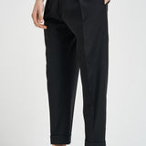 Pantalone uomo chino nero CHIAIA PO1383XBLACK BERWICH 