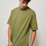 T-shirt uomo girocollo verde AMU037CL03 C0112 AMISH 