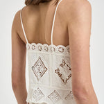 Top donna Nelssy in sangallo bianco HT0859FA D2J01IWHITE ISABEL MARANT 