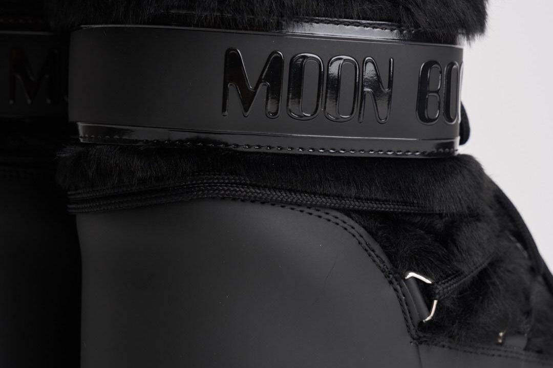 Stivale donna Low Faux Fur nero 1409390 N001BLACK MOON BOOT 