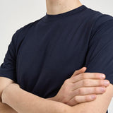 T-shirt uomo girocollo blu SH000760 BLU ACCADEMIE TESSILI 