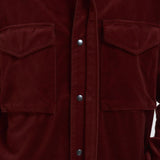 Giacca uomo stile camicia bordeaux CE10 V54885304 ASPESI 