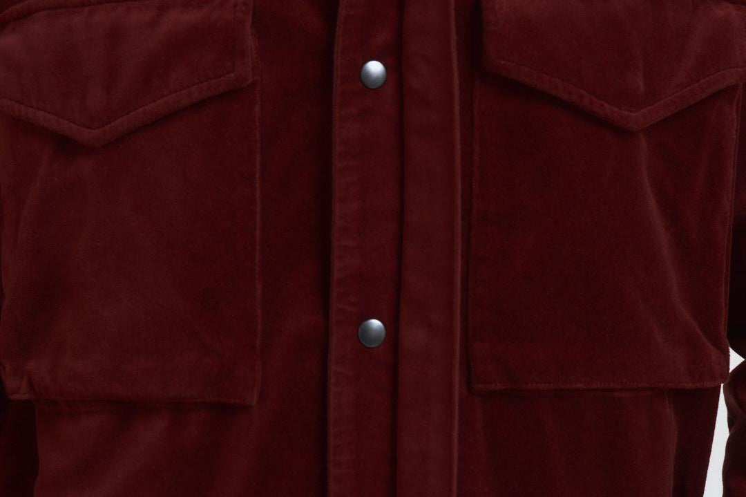 Giacca uomo stile camicia bordeaux CE10 V54885304 ASPESI 