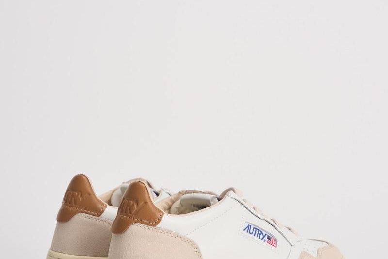 Sneakers donna Medalist panna, beige e cammello AULW LS02 AUTRY 