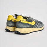 Sneakers uomo Reelwind grigia e gialla WWLM GQ06 AUTRY 