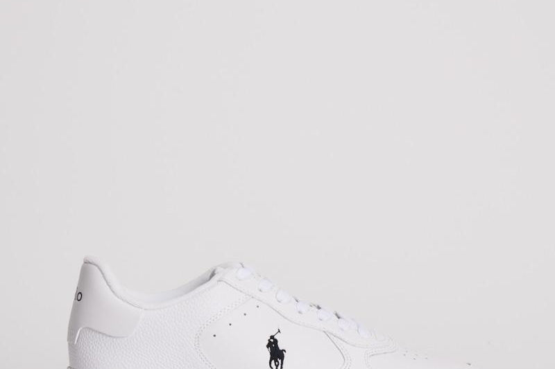 Sneakers uomo Masters Court bianche 809891791 009 RALPH LAUREN 