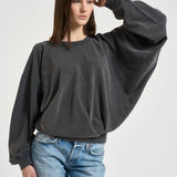 Felpa donna Sauria antracite SW0149FA D1M01E02FK MARANT ETOILE 