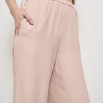 Pantalone donna a palazzo rosa F5SS36 F47 LIVIANA CONTI 