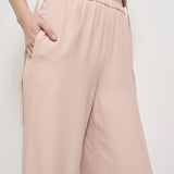 Pantalone donna a palazzo rosa F5SS36 F47 LIVIANA CONTI 