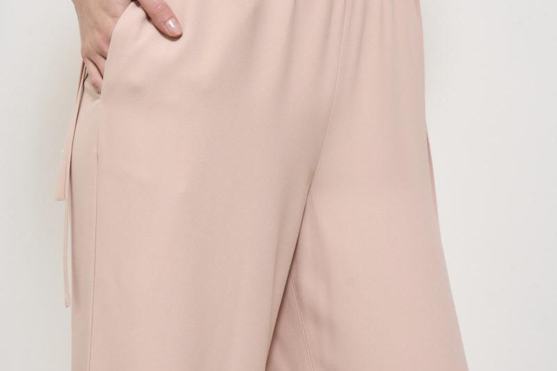 Pantalone donna a palazzo rosa F5SS36 F47 LIVIANA CONTI 