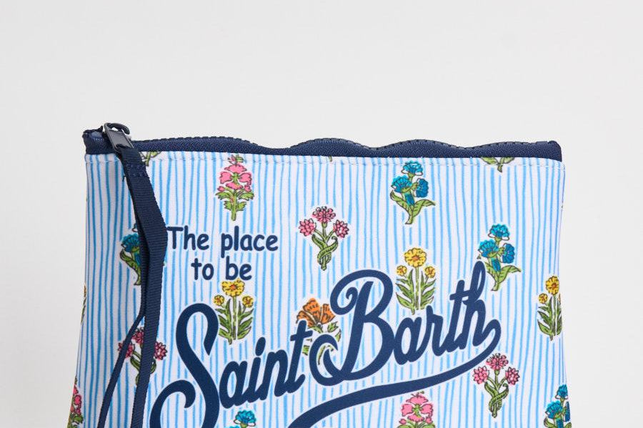 Pochette donna Aline a fantasia floreale ALINE 01003 MC2 SAINT BARTH 