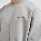 Felpa uomo girocollo grigia crew neck M00018105 GREYMEL SAMSØE SAMSØE 