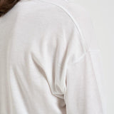 Maglia donna scollo a V bianca JV000015D 520561000 HERNO 