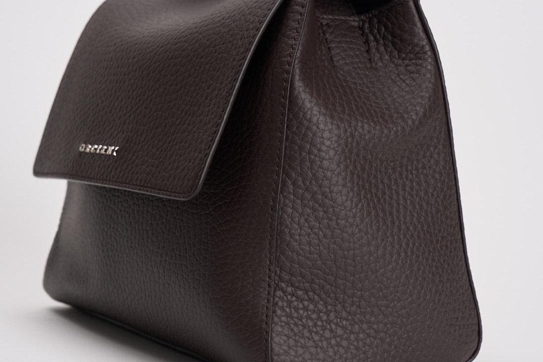 Borsa donna Sveva Soft Piccol a mano in pelle con tracolla moro B01999SOF TMORO ORCIANI 