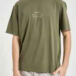 T-shirt uomo con stampa verde 2100001 S0285V005G STONE ISLAND 