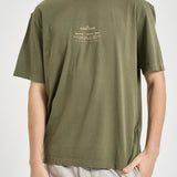 T-shirt uomo con stampa verde 2100001 S0285V005G STONE ISLAND 