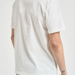 T-shirt uomo girocollo bianca Wimbledon TENNISWATCH 01NEMB MC2 SAINT BARTH 
