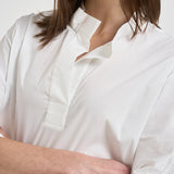 Camicia donna manica a tre quarti bianca L6SK15 A01 LIVIANA CONTI 