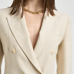 Giacca donna doppiopetto Raisa panna D420266 RAISA26003 P.a.r.o.s.h. 