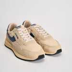 Sneakers reelwind low uomo beige e blu WWLM UT27 AUTRY 