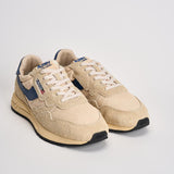Sneakers reelwind low uomo beige e blu WWLM UT27 AUTRY 
