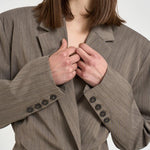 Blazer donna doppiopetto Sunrise tortora SUNRISE BROWNTERRA IRO 