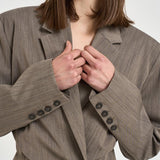 Blazer donna doppiopetto Sunrise tortora SUNRISE BROWNTERRA IRO 