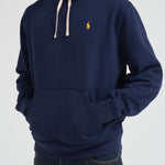 Felpa uomo con cappuccio blu 710P02442 003 RALPH LAUREN 