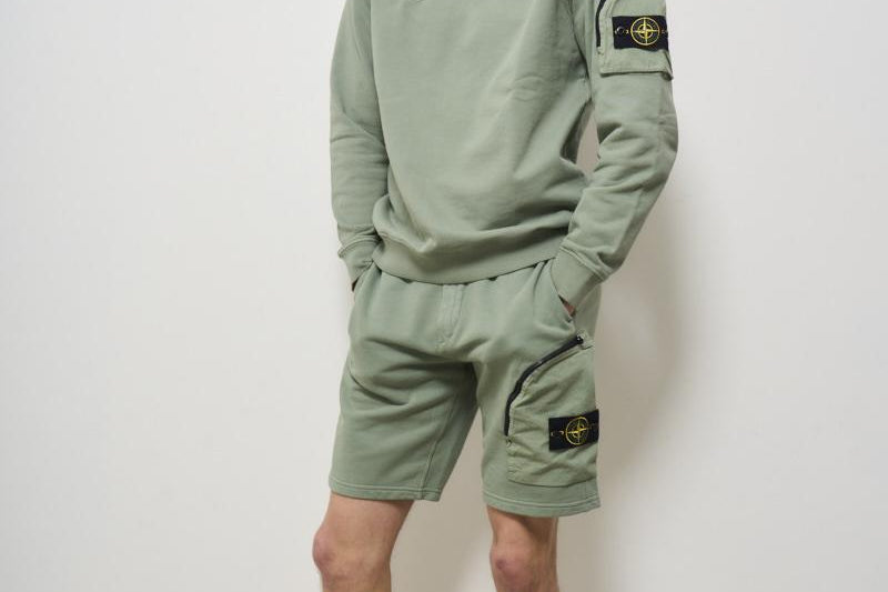 Bermuda uomo verde salvia 6200002 S0123V0055 STONE ISLAND 