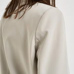 Giacca donna monopetto grigia 106762A18E DEDDYI18 PINKO 