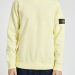 Felpa uomo girocollo gialla 6100060 S0051V003C STONE ISLAND 