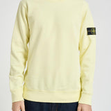 Felpa uomo girocollo gialla 6100060 S0051V003C STONE ISLAND 