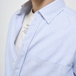 Camicia uomo Oxford celeste GMP00246 P00054880197 GOLDEN GOOSE 