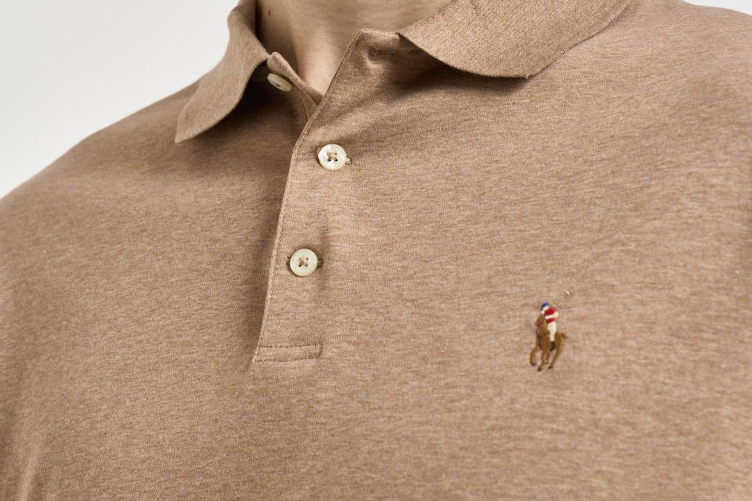 Polo uomo cammello 710704319 115 RALPH LAUREN 