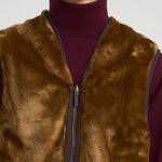 Gilet uomo in pile beige MLI0004 BR31 BARBOUR 