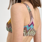 Bikini donna monospalla zig zag multicolor MC23SP02 BR014KSM9YK MISSONI 
