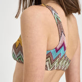 Bikini donna monospalla zig zag multicolor MC23SP02 BR014KSM9YK MISSONI 