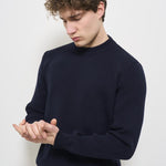 Maglia uomo girocollo blu GMP00841 P00066250486 GOLDEN GOOSE 