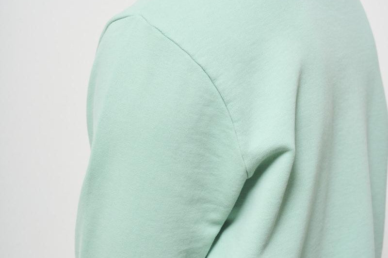Felpa uomo girocollo verde acqua 710916689 012 RALPH LAUREN 