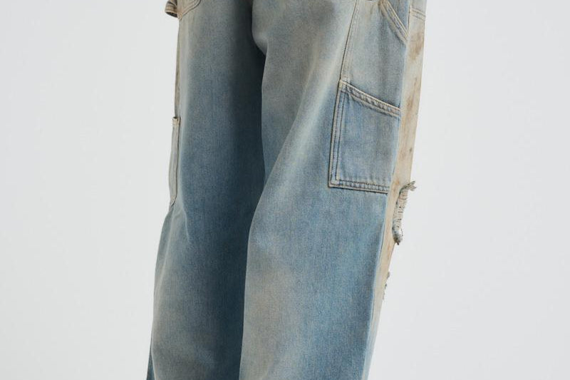 Jeans uomo Journey denim chiaro e sabbia GMP01942 P00208350491 GOLDEN GOOSE 