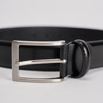 Cintura uomo in pelle nero 016 NERO ACCADEMIE TESSILI 