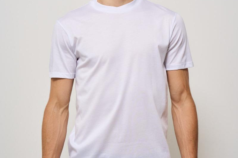 T-shirt uomo girocollo bianca SH00760 BIANCO ACCADEMIE TESSILI 