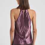Top Zeyne in raso donna T180959A MAUVE THE ANDAMANE 