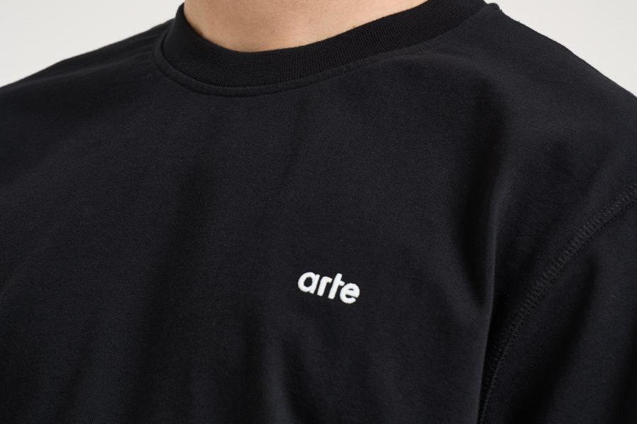 T-shirt uomo con stampa nera 143T 1 ARTE ANTWERP 